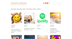 Desktop Screenshot of nikodemmarszalek.pl